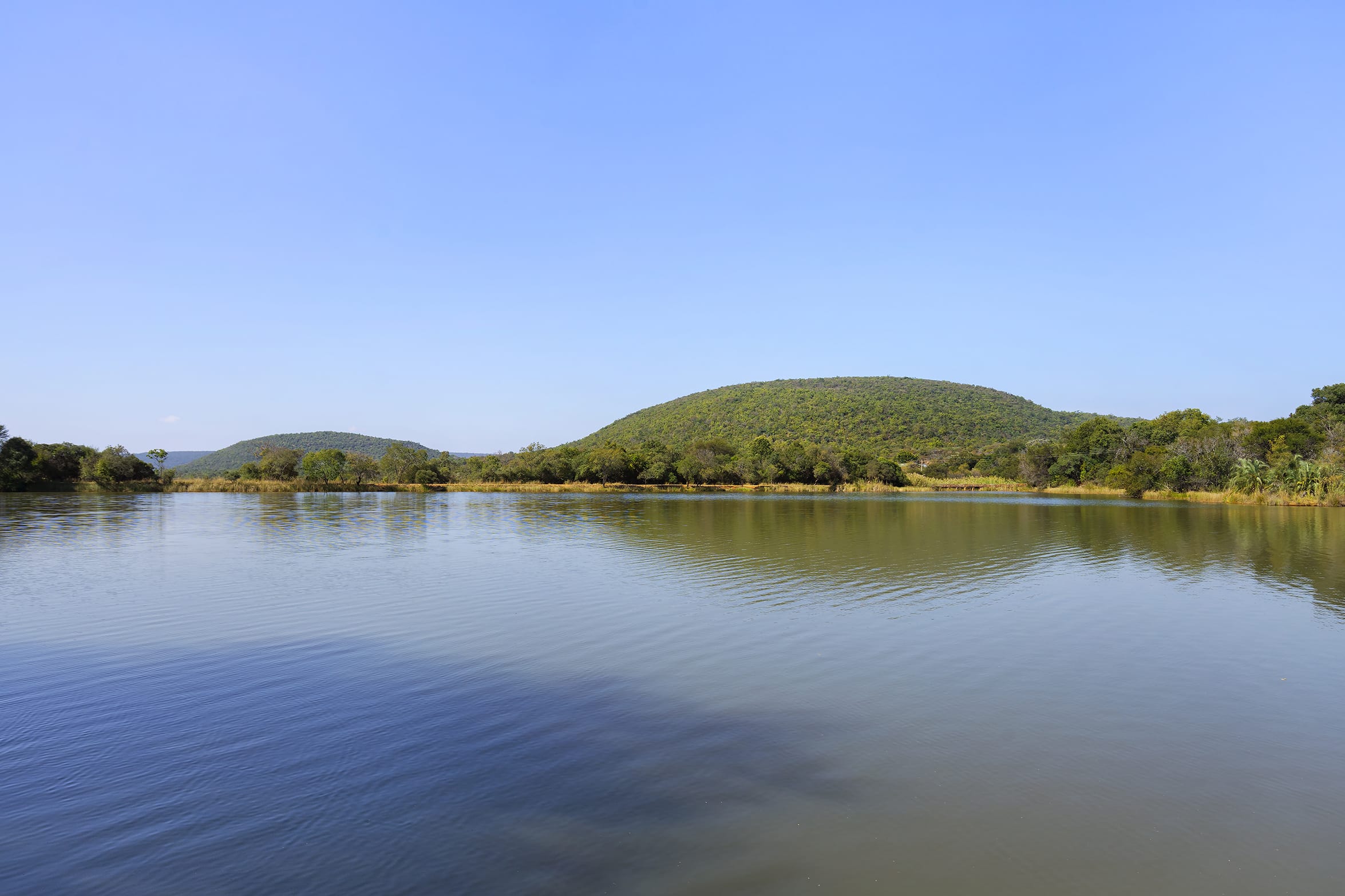 lake view from Hippo Lakes in South Africa