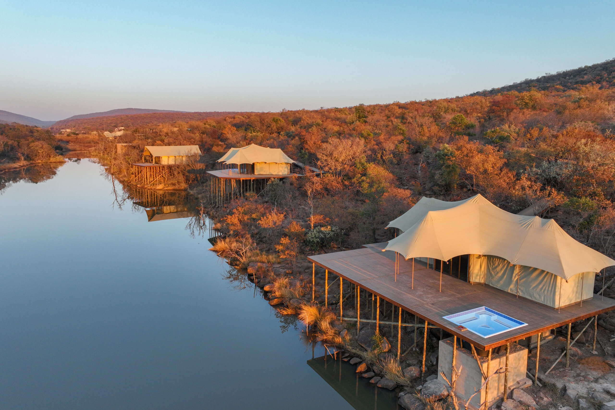hippo lakes lake view tents